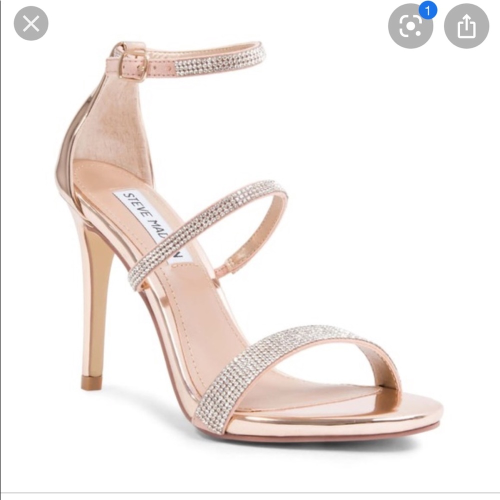 Size 9 Steve Madden Rose Gold Heels